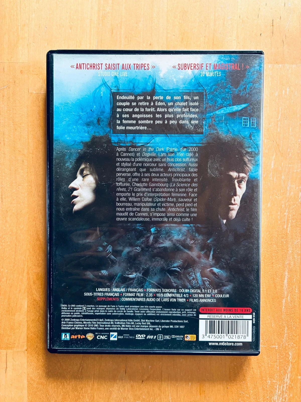DVD Antichrist de Lars Von Trier. – photo 3